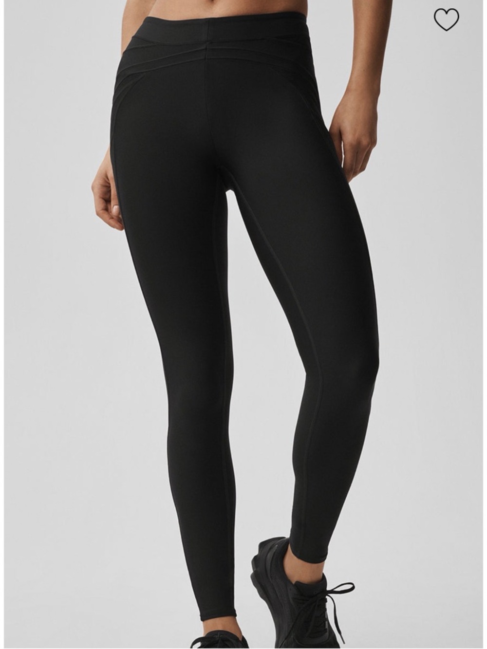 ALO - Black High-waist Evolve Leggings - size L - BNWT